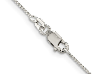 Sterling silver franco link chain, further view