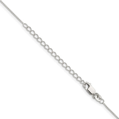 Sterling Silver . Round Franco Chain w/2in ext.