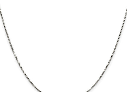 Sterling silver franco link chain, alternate view