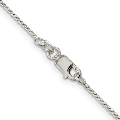 Sterling Silver Round Franco Chain, 9 x 1mm