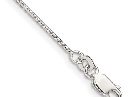 Sterling silver franco link chain, additional view