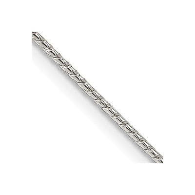 Sterling silver franco link chain