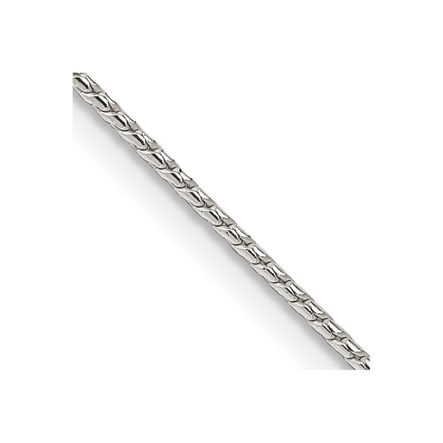 Sterling silver franco link chain