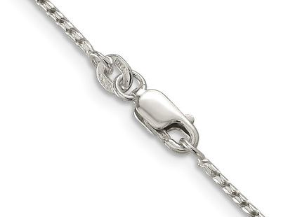 Sterling silver franco link chain, another view