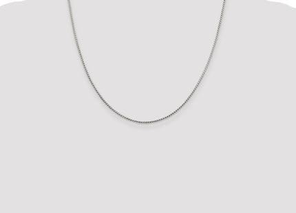 Sterling silver franco link chain, additional view