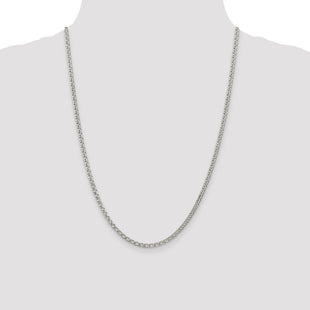 Sterling Silver Rambo Chain (Style QRM060-24)