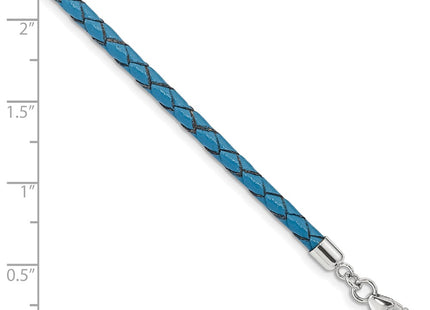 Sterling Silver Bracelets Style QRS4049BLUE - Classique Jewelry Inc.