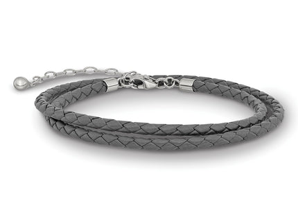 Sterling Silver Bracelets Style QRS4049GRAY - Classique Jewelry Inc.