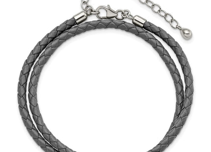 Sterling Silver Bracelets Style QRS4049GRAY - Classique Jewelry Inc.