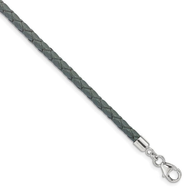 Sterling Silver Bracelets Style QRS4049GRAY - Classique Jewelry Inc.