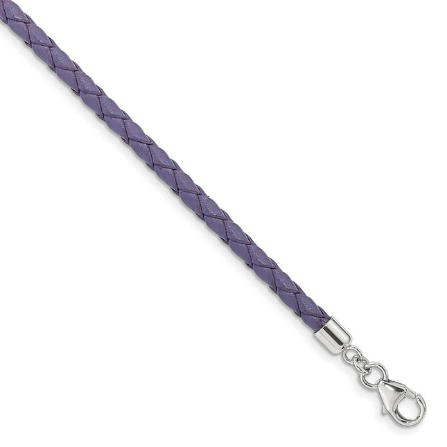 Sterling Silver Bracelets Style QRS4049PURP - Classique Jewelry Inc.