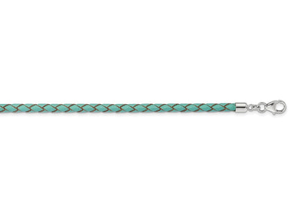 Sterling Silver Bracelets Style QRS4049TEAL - Classique Jewelry Inc.
