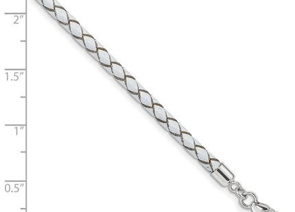Sterling Silver Bracelets Style QRS4049WHT - Classique Jewelry Inc.