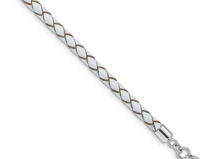 Sterling Silver Bracelets Style QRS4049WHT - Classique Jewelry Inc.