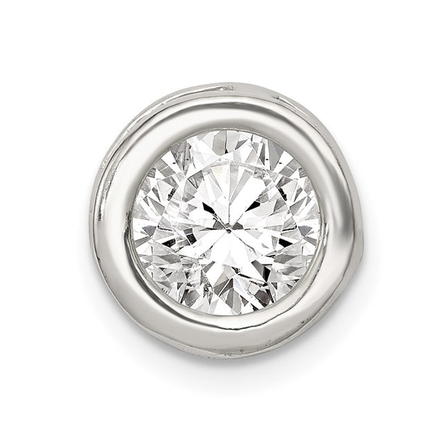 Sterling silver cubic zirconia chain