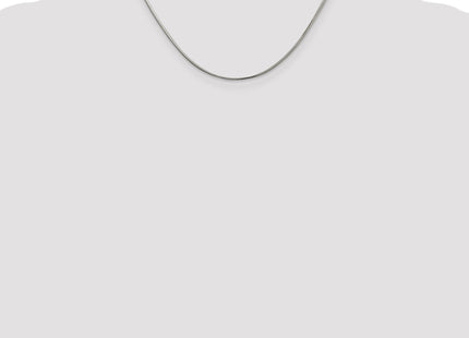 Sterling Silver Diamond-cut Flat Snake Chain