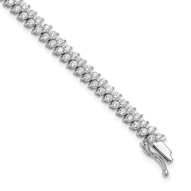 Sterling Silver Bracelets Style QSH101 - Classique Jewelry Inc.