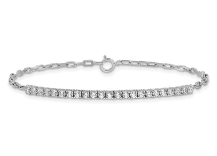 Sterling Silver Bracelets Style QSH102 - Classique Jewelry Inc.