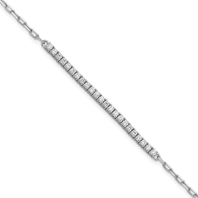 Sterling Silver Bracelets Style QSH102 - Classique Jewelry Inc.