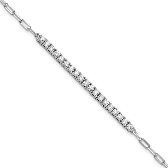 Sterling Silver Bracelets Style QSH103 - Classique Jewelry Inc.