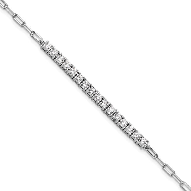 Sterling Silver Bracelets Style QSH104 - Classique Jewelry Inc.