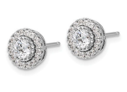 Sterling Silver Earrings Style QSH106 - Classique Jewelry Inc.
