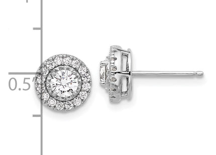 Sterling Silver Earrings Style QSH106 - Classique Jewelry Inc.
