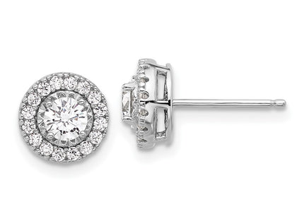 Sterling Silver Earrings Style QSH106 - Classique Jewelry Inc.