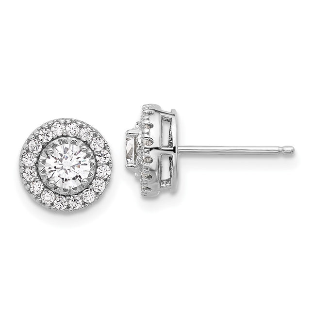 Sterling Silver Earrings Style QSH106 - Classique Jewelry Inc.