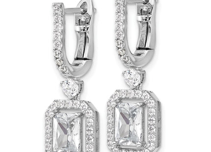 Sterling Silver Earrings Style QSH108 - Classique Jewelry Inc.