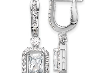 Sterling Silver Earrings Style QSH108 - Classique Jewelry Inc.