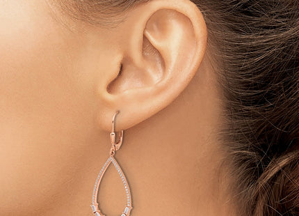 Sterling Silver Earrings Style QSH111 - Classique Jewelry Inc.