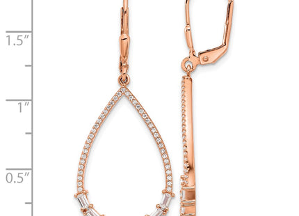 Sterling Silver Earrings Style QSH111 - Classique Jewelry Inc.