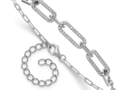 Sterling Silver Bracelets Style QSH125 - Classique Jewelry Inc.