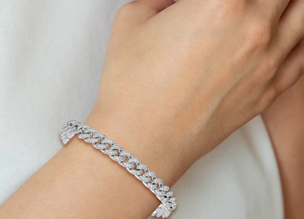 Sterling Silver Bracelets Style QSH127 - Classique Jewelry Inc.