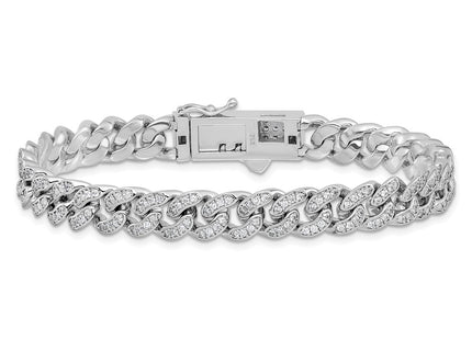 Sterling Silver Bracelets Style QSH127 - Classique Jewelry Inc.