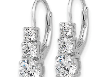 Sterling Silver Earrings Style QSH135 - Classique Jewelry Inc.