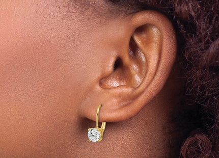 Sterling Silver Earrings Style QSH139Y - Classique Jewelry Inc.