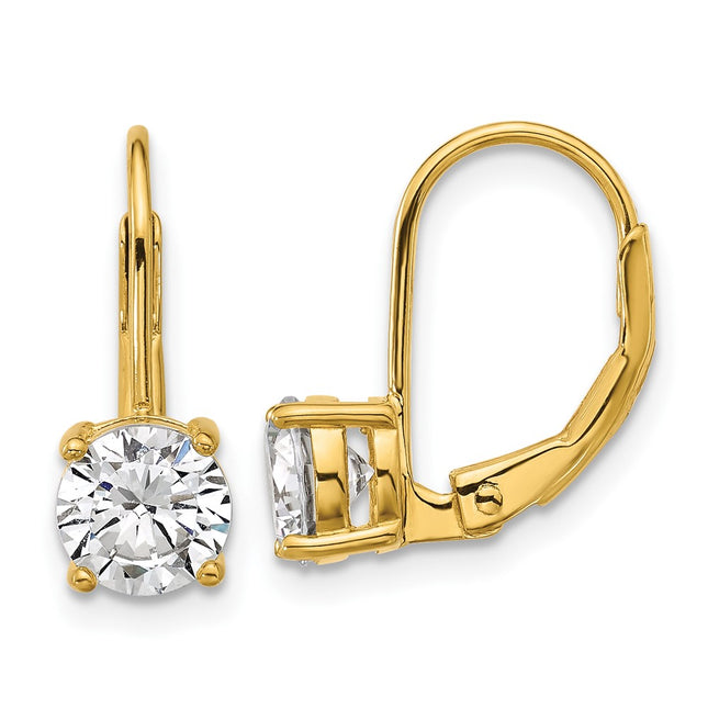 Sterling Silver Earrings Style QSH139Y - Classique Jewelry Inc.