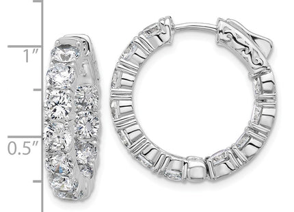 Sterling Silver Earrings Style QSH142 - Classique Jewelry Inc.