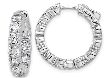 Sterling Silver Earrings Style QSH142 - Classique Jewelry Inc.