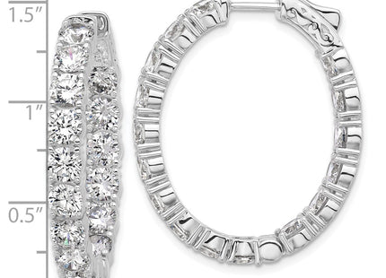 Sterling Silver Earrings Style QSH143 - Classique Jewelry Inc.