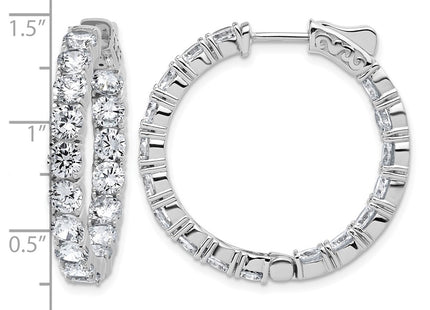 Sterling Silver Earrings Style QSH145 - Classique Jewelry Inc.