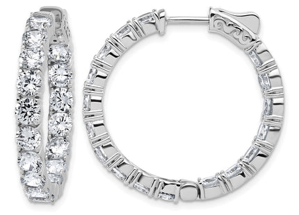 Sterling Silver Earrings Style QSH145 - Classique Jewelry Inc.