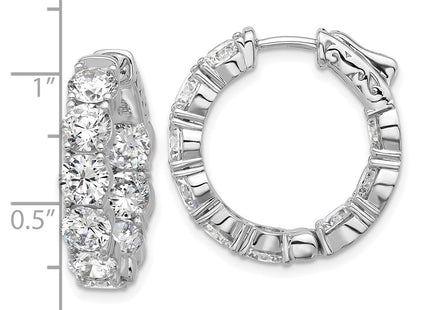 Sterling Silver Earrings Style QSH146 - Classique Jewelry Inc.