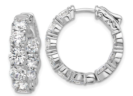 Sterling Silver Earrings Style QSH146 - Classique Jewelry Inc.