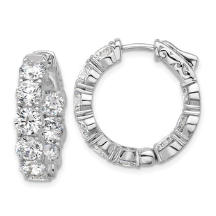 Sterling Silver Earrings Style QSH146 - Classique Jewelry Inc.