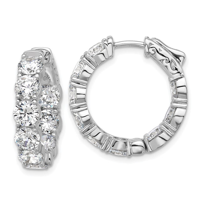 Sterling Silver Earrings Style QSH146 - Classique Jewelry Inc.