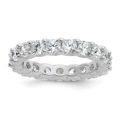 Sterling silver cubic zirconia band