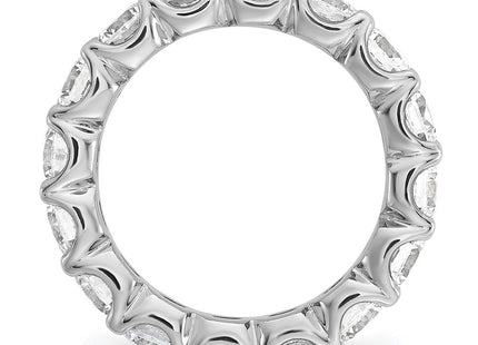 Sterling silver cubic zirconia band, alternate view